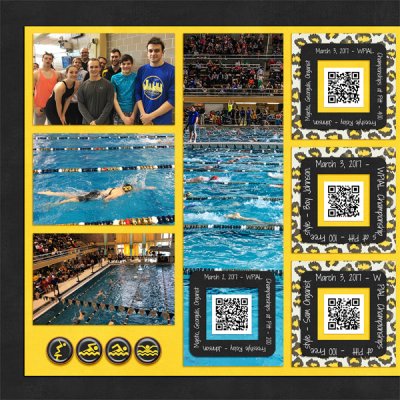 Swim Team Championships, left side