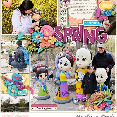 Beautiful spring