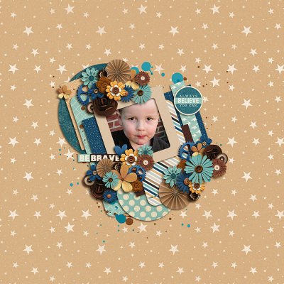 Brown & Blue
