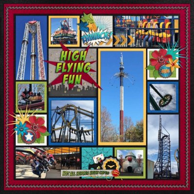 Ellie - Six Flags - Spring Break 2017