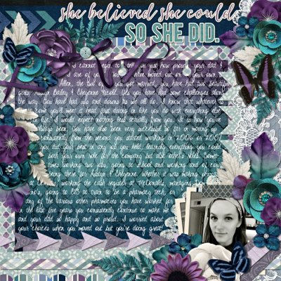 She Believe She Could, So She Did (SQUARE 10)