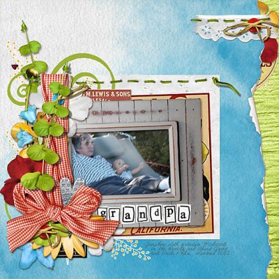 Grandpa and me - SAL 7/6 and color challenge - 7/18