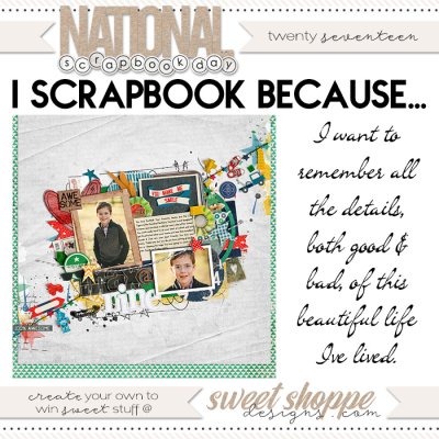 I Scrapbook Because