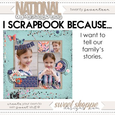 I scrapbook because...