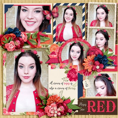 A crown of roses