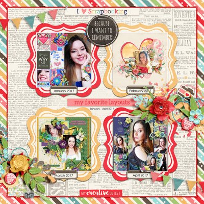 Favorite layouts Jan-April 2017