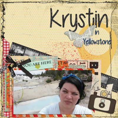 My Sister in Yellowstone August 2015