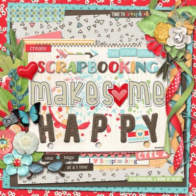 Scrapbooking Makes Me Happy