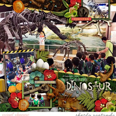Trip to see the dinosaur