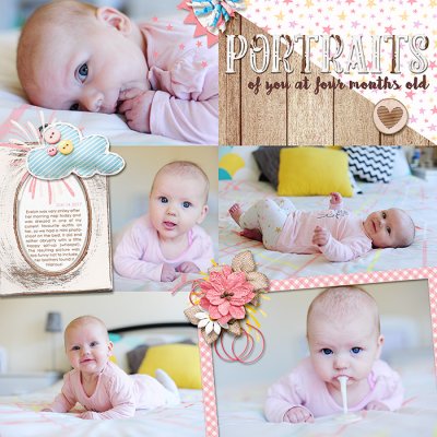 Portraits at 4 Months