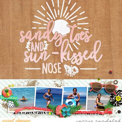 Sandy Toes and Sun-Kissed Nose
