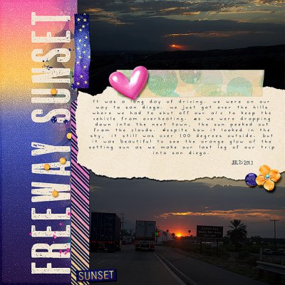 Freeway Sunset