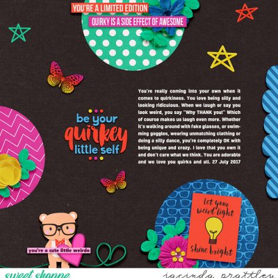 Be your quirky little self