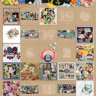 July Bingo Challenge 2017