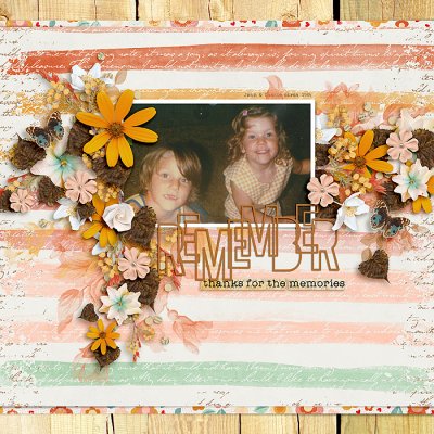 Bingo Challenge #20: Scrap a Vintage photo