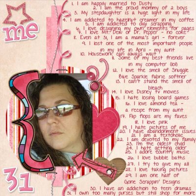 31 Things About Me