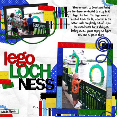 Lego Loch Ness