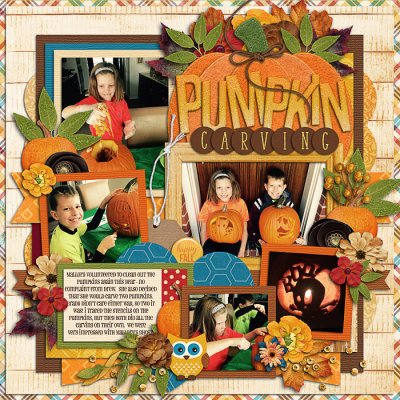 carving pumpkins