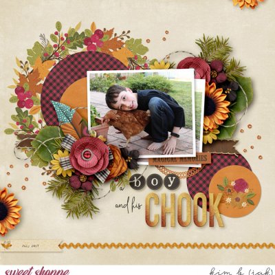 A Boy and His Chook