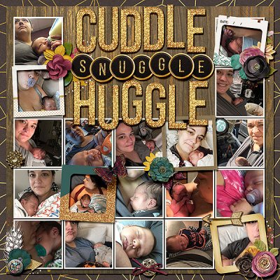 Nov. BINGO #5 Cuddle, Snuggle, Huggle