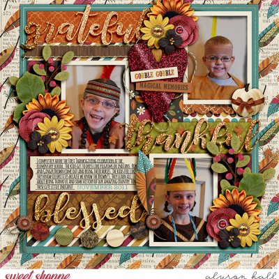 Grateful Thankful Blessed