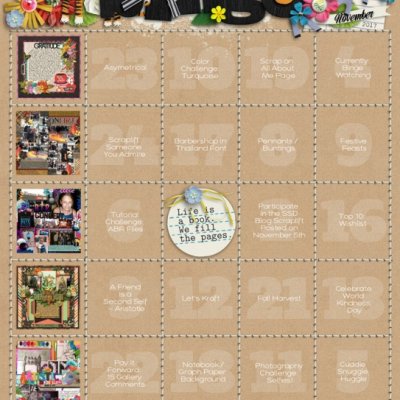 November Bingo Card