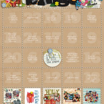 November 2017 Challenge Bingo