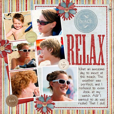 Relaxing at the Beach