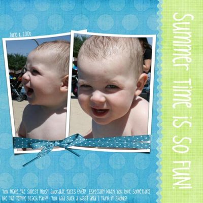 Silly Face at the water park