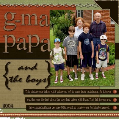 G-Ma, Papa and the boys