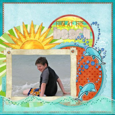 Having Fun At The Beach