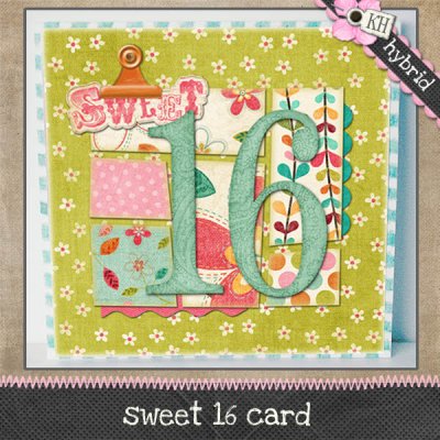 sweet 16 card