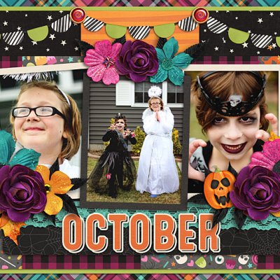 October Calendar Topper