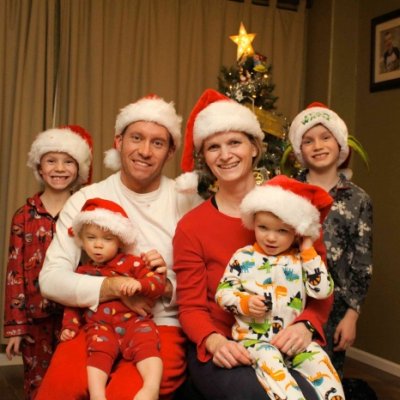 Family Christmas photo