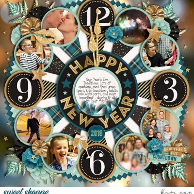 New Year's Clock