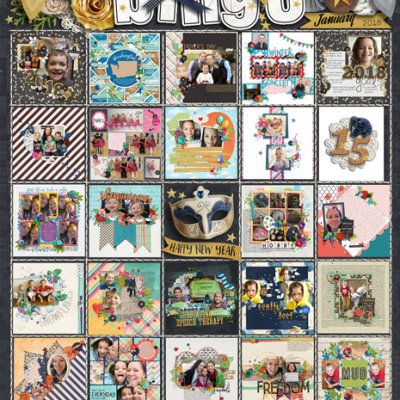 January 2018 Bingo Card