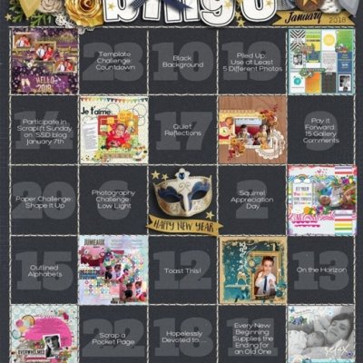My January Bingo Card