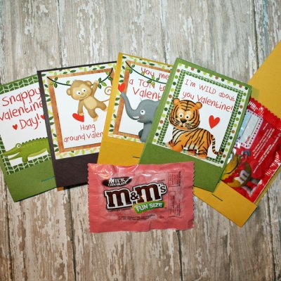 Animal Pun Valentine's matchbooks