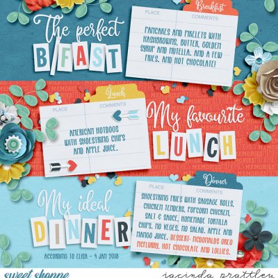 Dream menu