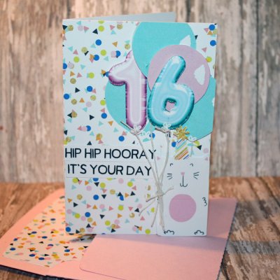 Happy 16th Birthday with matching envi