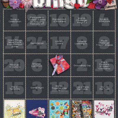 February 2018 Bingo Card