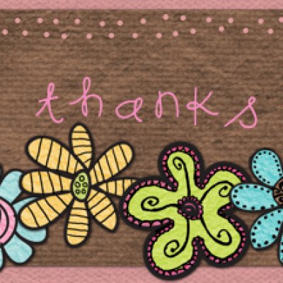 Thanks card