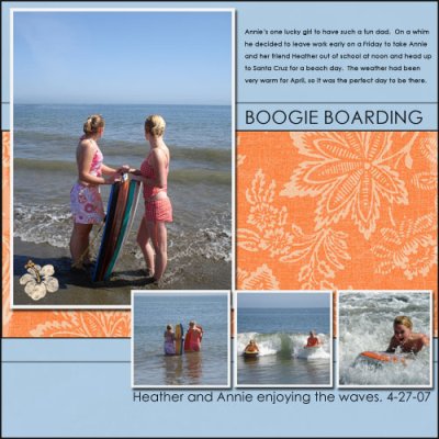 Boogie Boarding