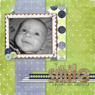 First Smile caught on camera