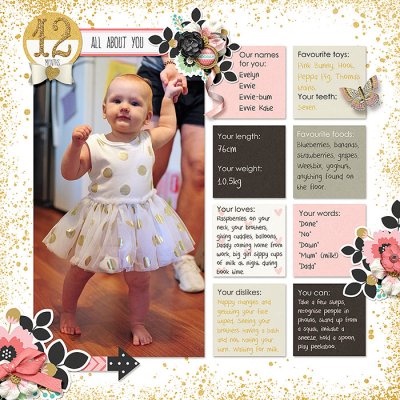 Evelyn at 12 Months