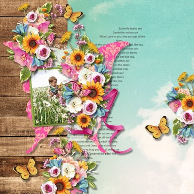 Butterfly kisses and Dandelion wishes