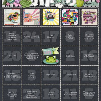 March 2018 Bingo Card
