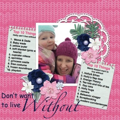 don't want to live without