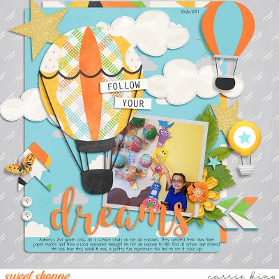 Aubrey's Hot Air Balloon craft