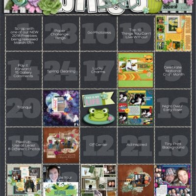 March Bingo Card